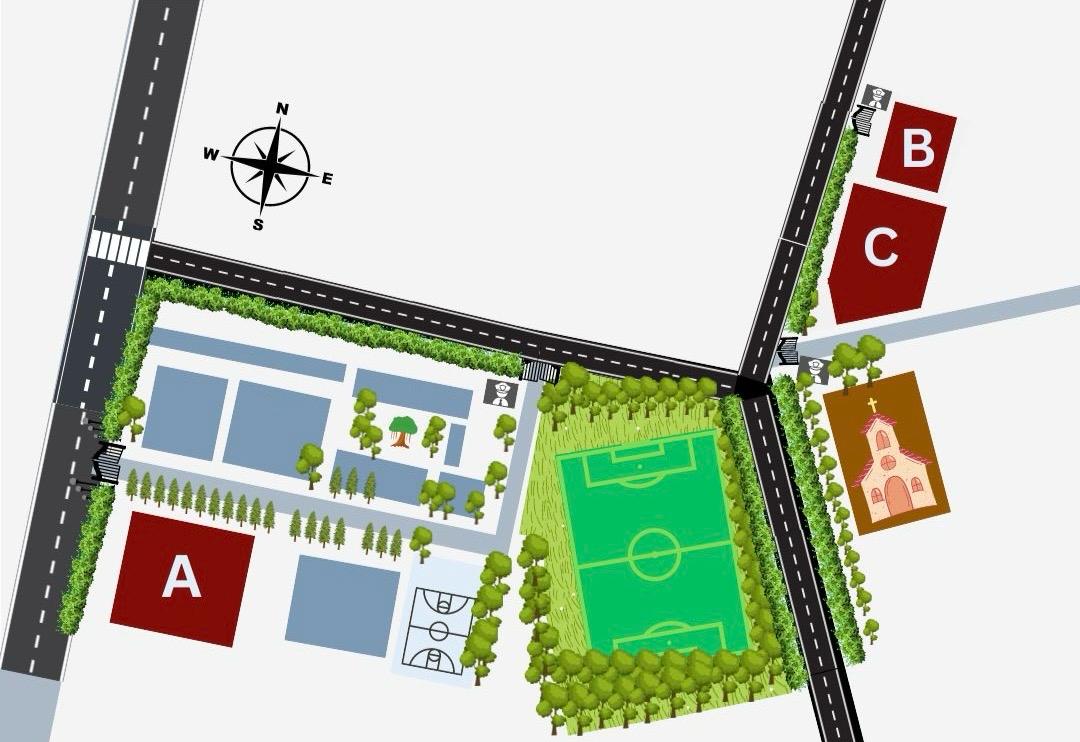 LSC ASLE 2025 USD campus 1 and 2 map